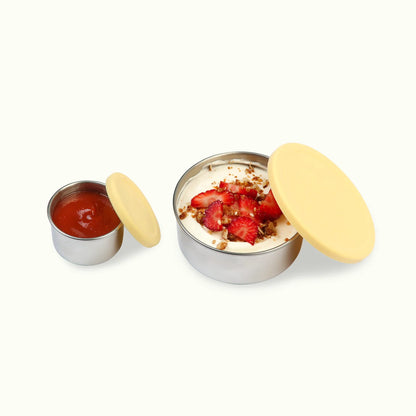 Stainless Steel Leakproof Snack Pods - Set of 2
