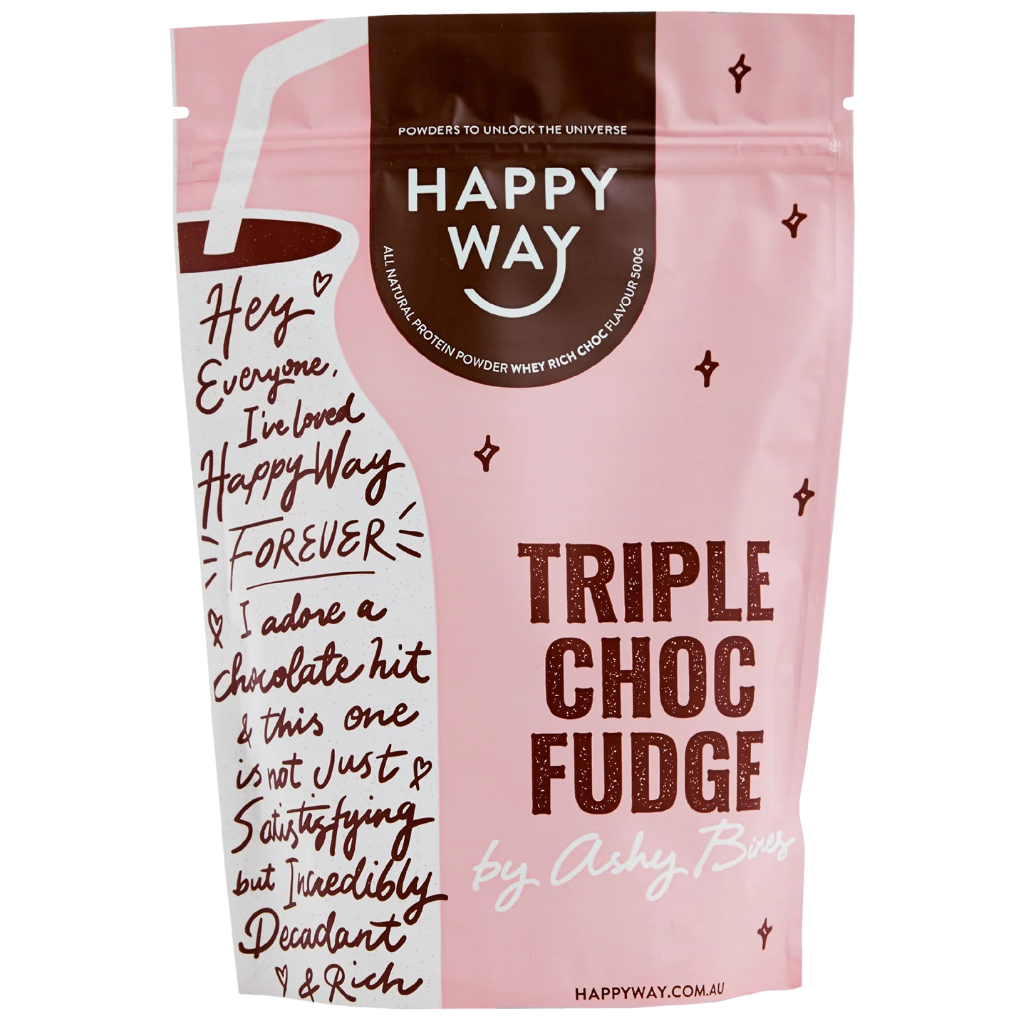 Whey Protein Powder - Ashy Bines Triple Choc Fudge