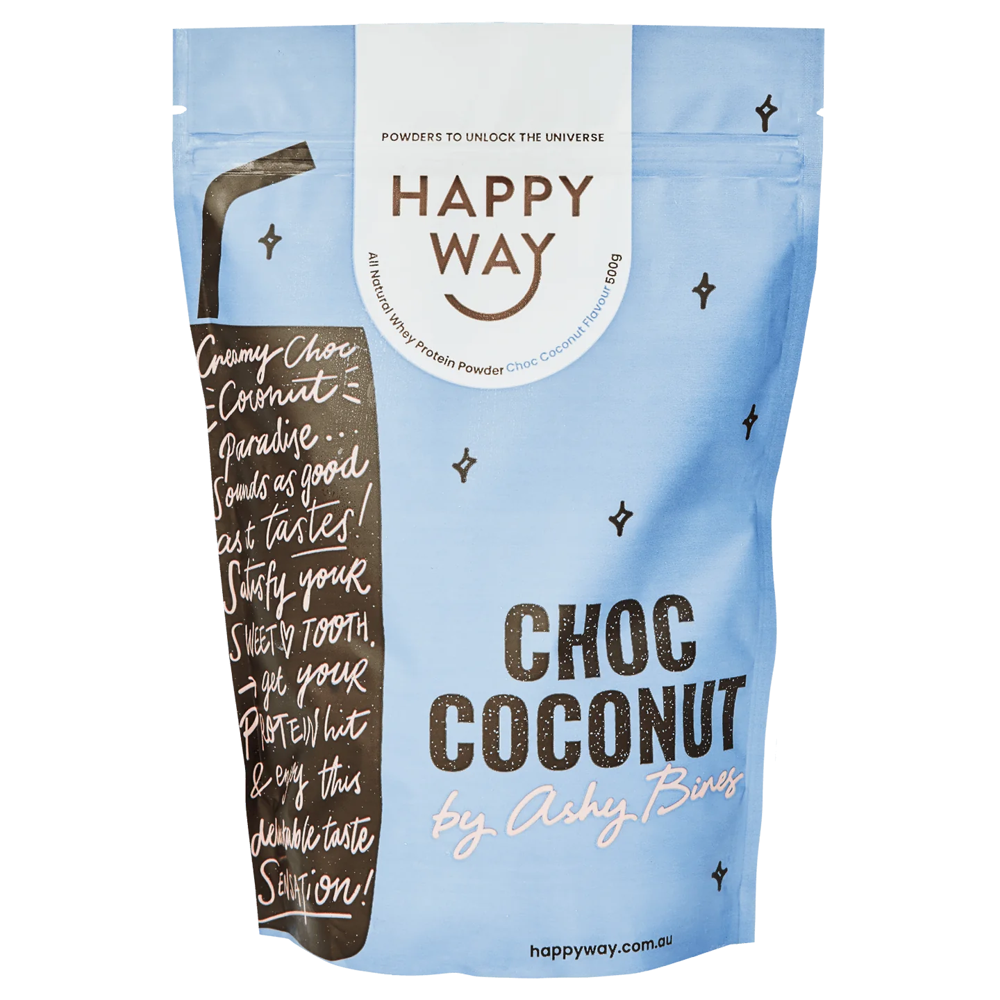 Whey Protein Powder - Ashy Bines Choc Coconut