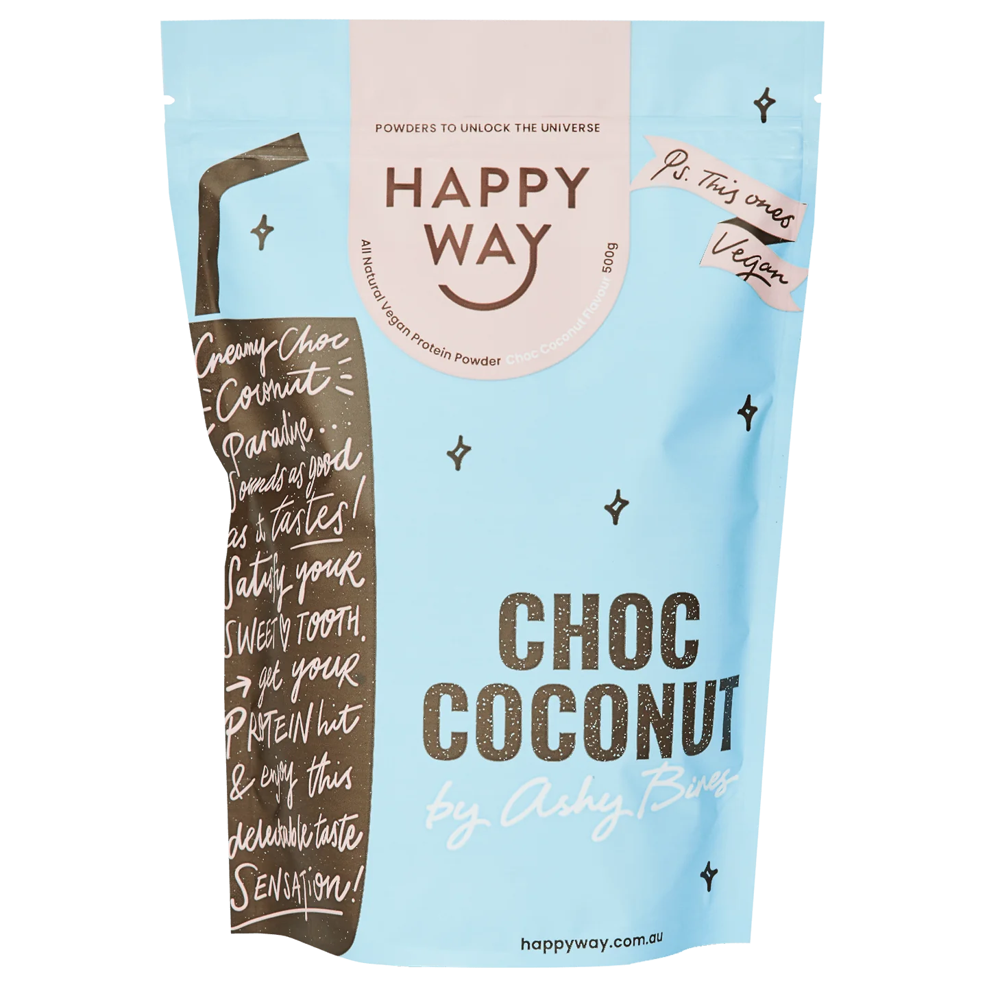 Vegan Protein Powder - Ashy Bines Choc Coconut