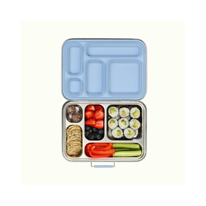 5 Compartment Stainless Steel Bento Lunch Box