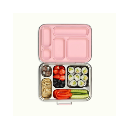 5 Compartment Stainless Steel Bento Lunch Box