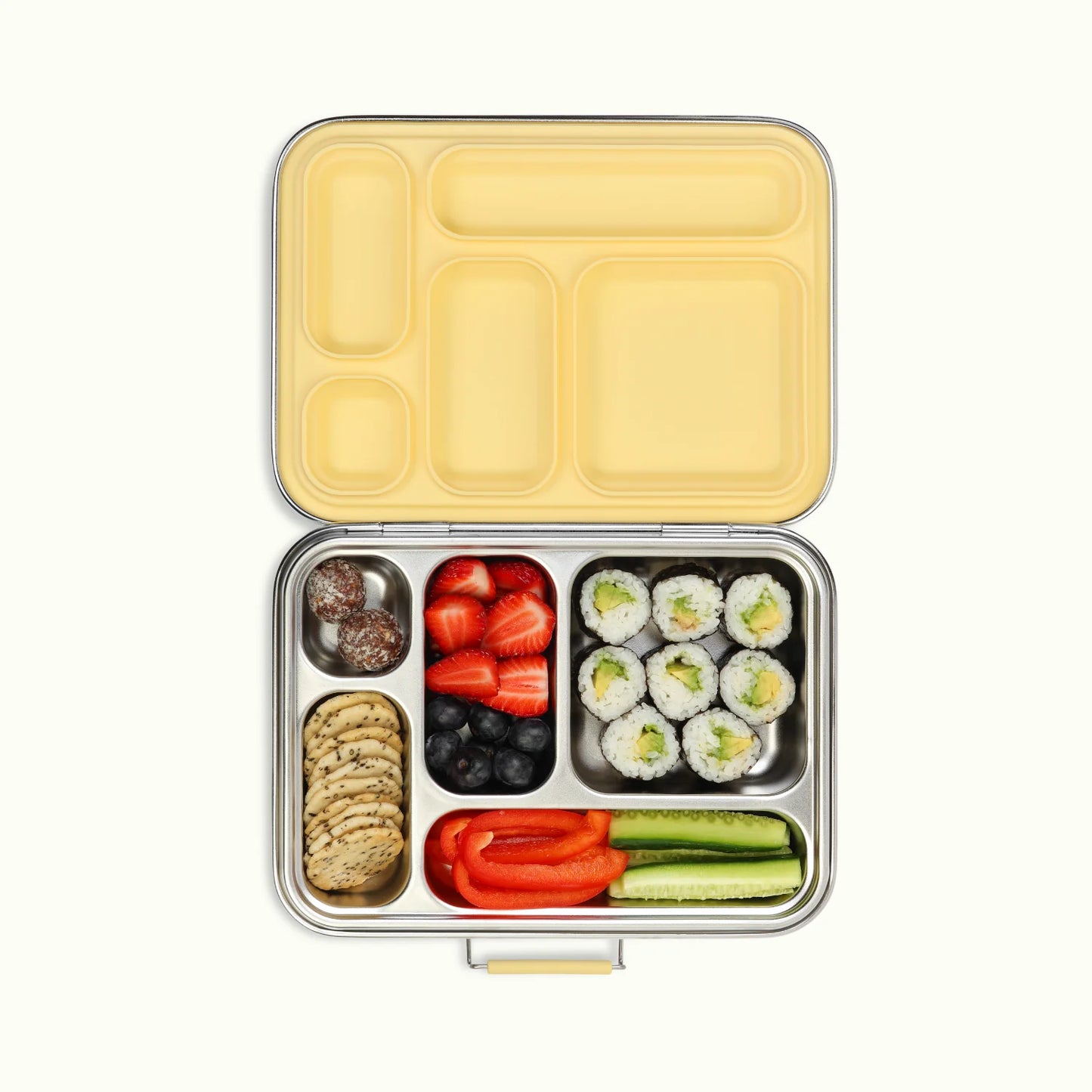 5 Compartment Stainless Steel Bento Lunch Box