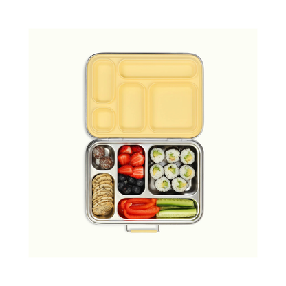 5 Compartment Stainless Steel Bento Lunch Box