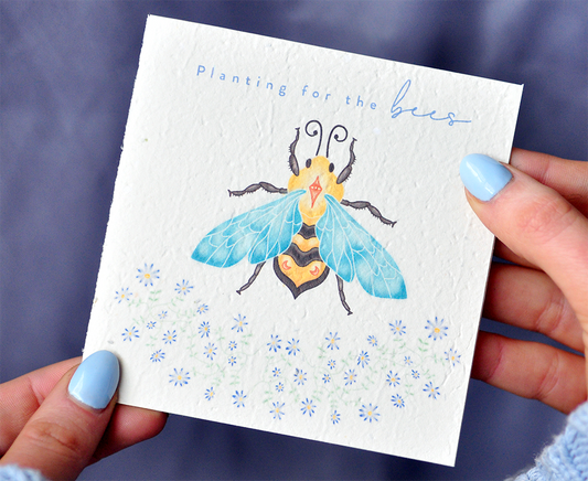 Plant for the Bees Plantable Greeting Card