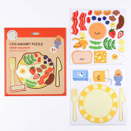 Magnetpuzzle für Kinder – Leckeres Frühstück