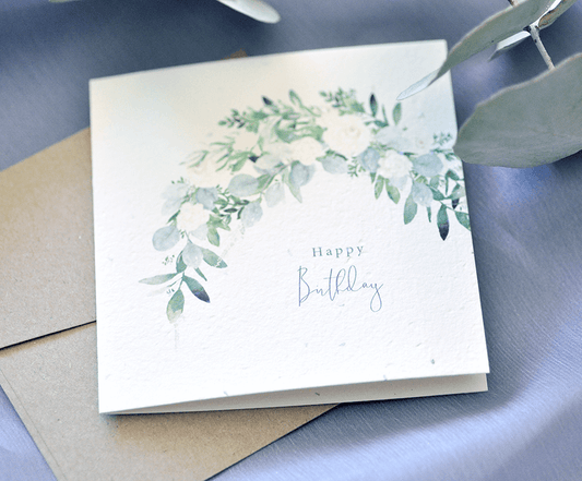 Eliza – Alles Gute zum Geburtstag! Pflanzbare Grußkarte