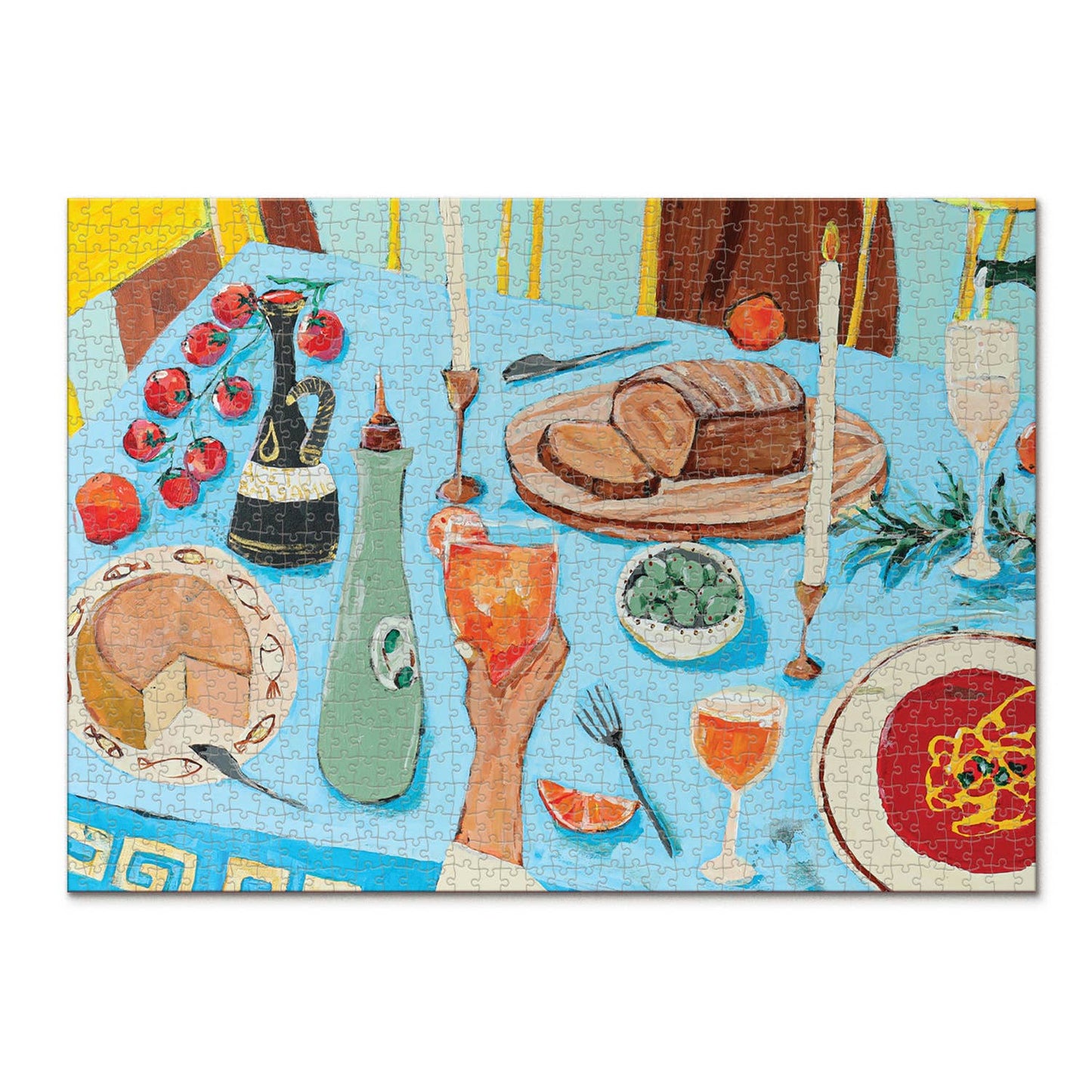 1000 Piece Puzzle - Feast On The Sunlit Terrace