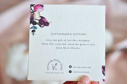 Saskia Happy Birthday Plantable Greeting Card
