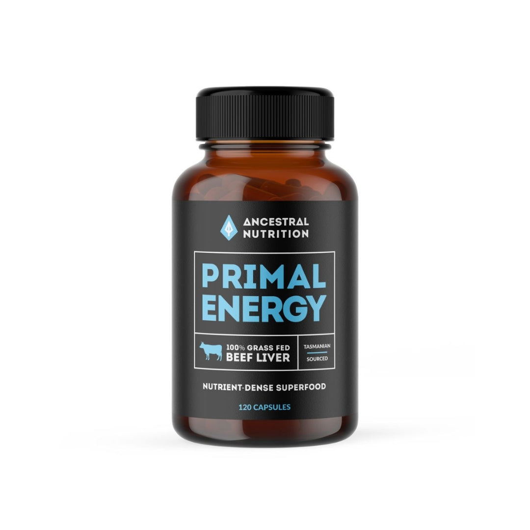 Primal Energy - Beef Liver Capsules - 100% Grass Fed