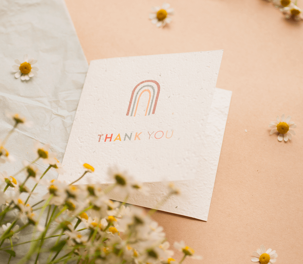 Thank You Plantable Greeting Card