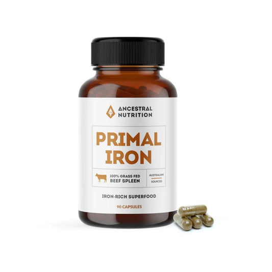 Primal Iron - 100% Beef Spleen 90 Capsules