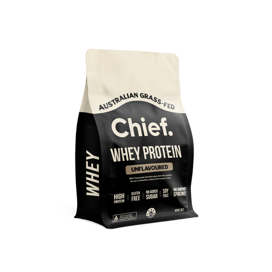Grass-fed Whey Protein Powder - Unflavoured