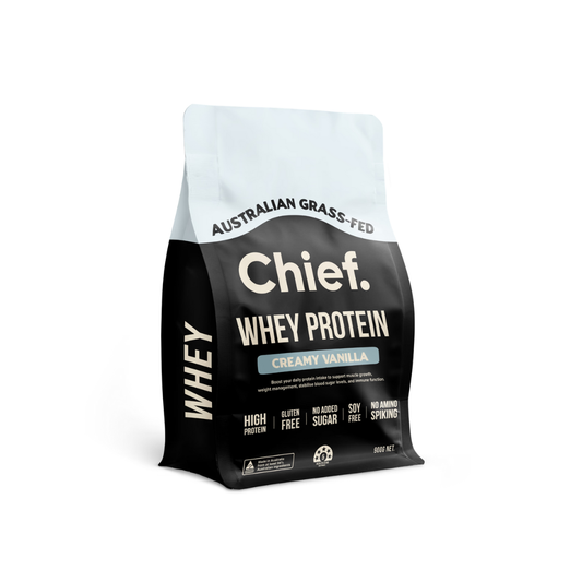Grass-fed Whey Protein Powder - Creamy Vanilla