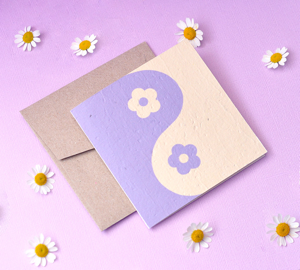 Yin Yang Plantable Greeting Card