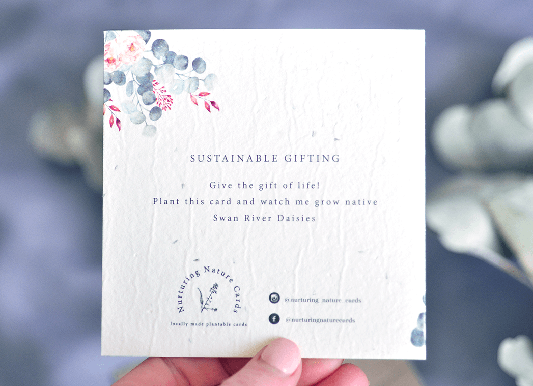 Oh Deer Baby Shower Plantable Greeting Card