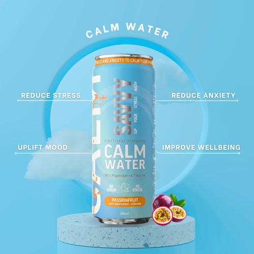 Calm Sparkling Water - Passionfruit