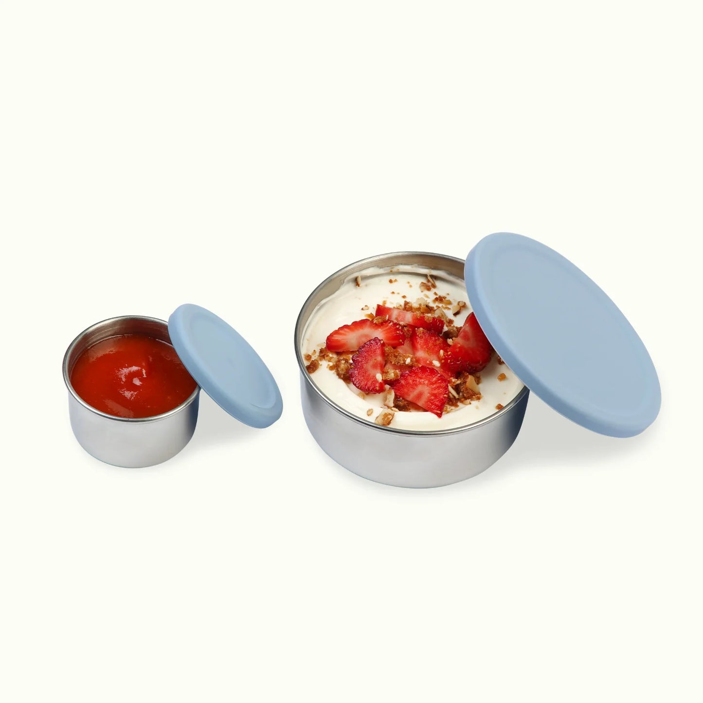 Stainless Steel Leakproof Snack Pods - Set of 2