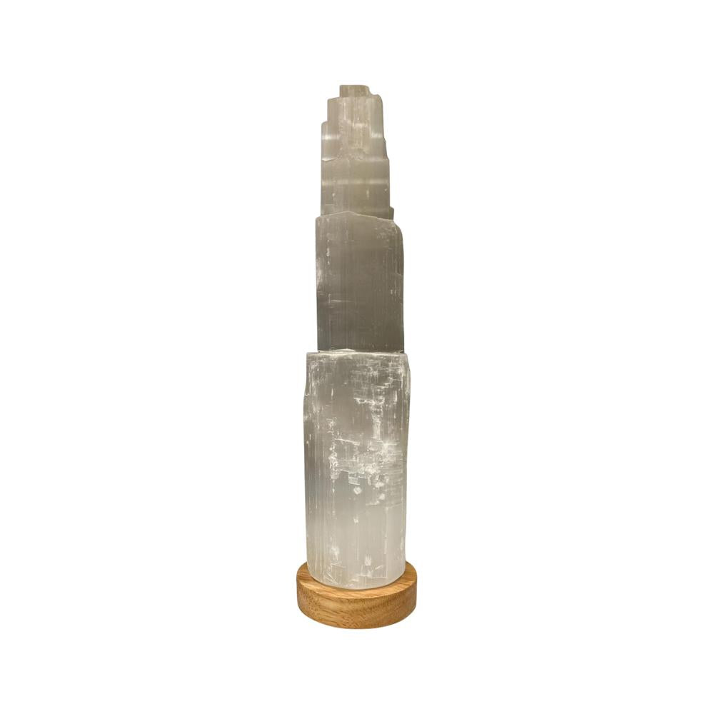 Selenite Mountain Lamp