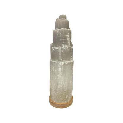Selenite Mountain Lamp