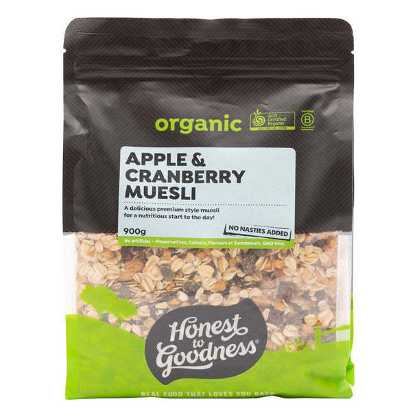 Organic Apple and Cranberry Muesli