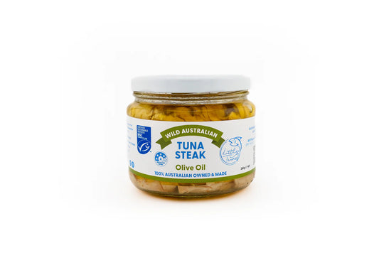 Tuna Steak in Olive Oil