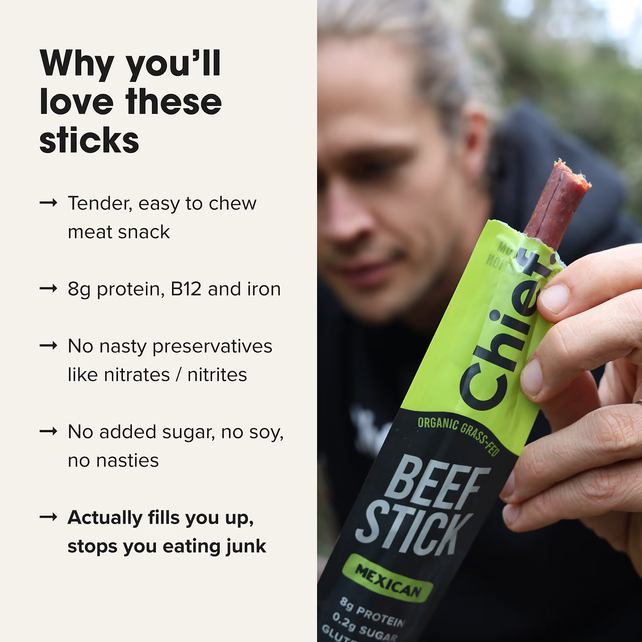 Grass Fed Beef Stick - Mexican