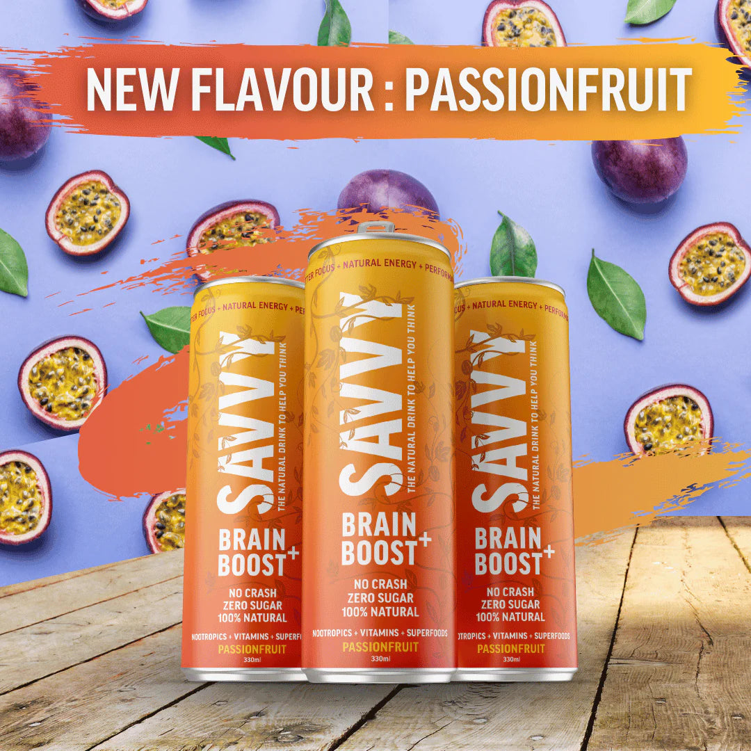 Brain Boost Vitamin Nootropic Drink - Passionfruit