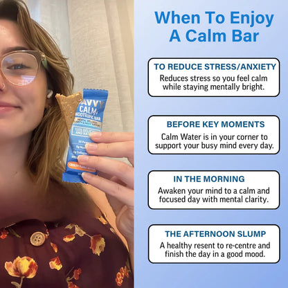 CALM+ Nootropics Collagen Protein Bar - Salted Caramel