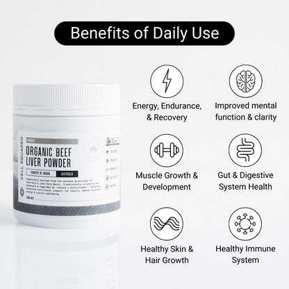 Organic Grass Fed Beef Liver Powder