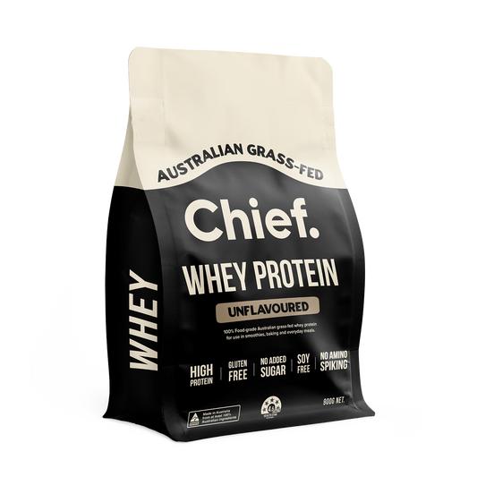 Grass-fed Whey Protein Powder - Unflavoured
