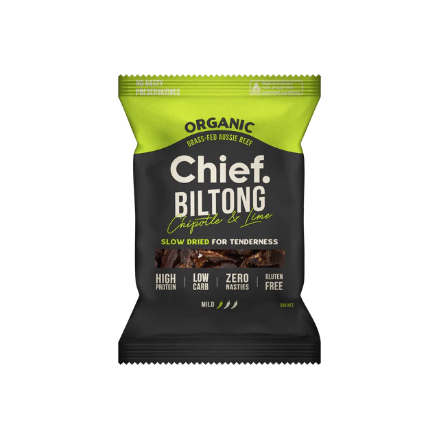 Organic Biltong - Chipotle & Lime