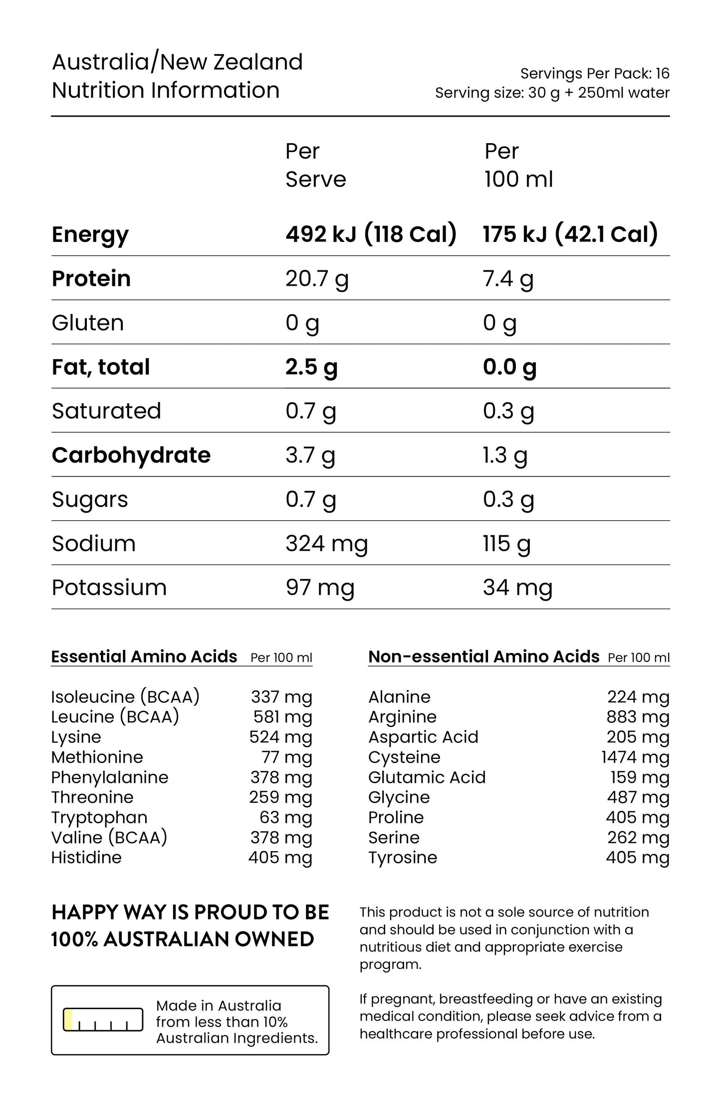 Vegan Protein Powder - Ashy Bines Choc Caramel