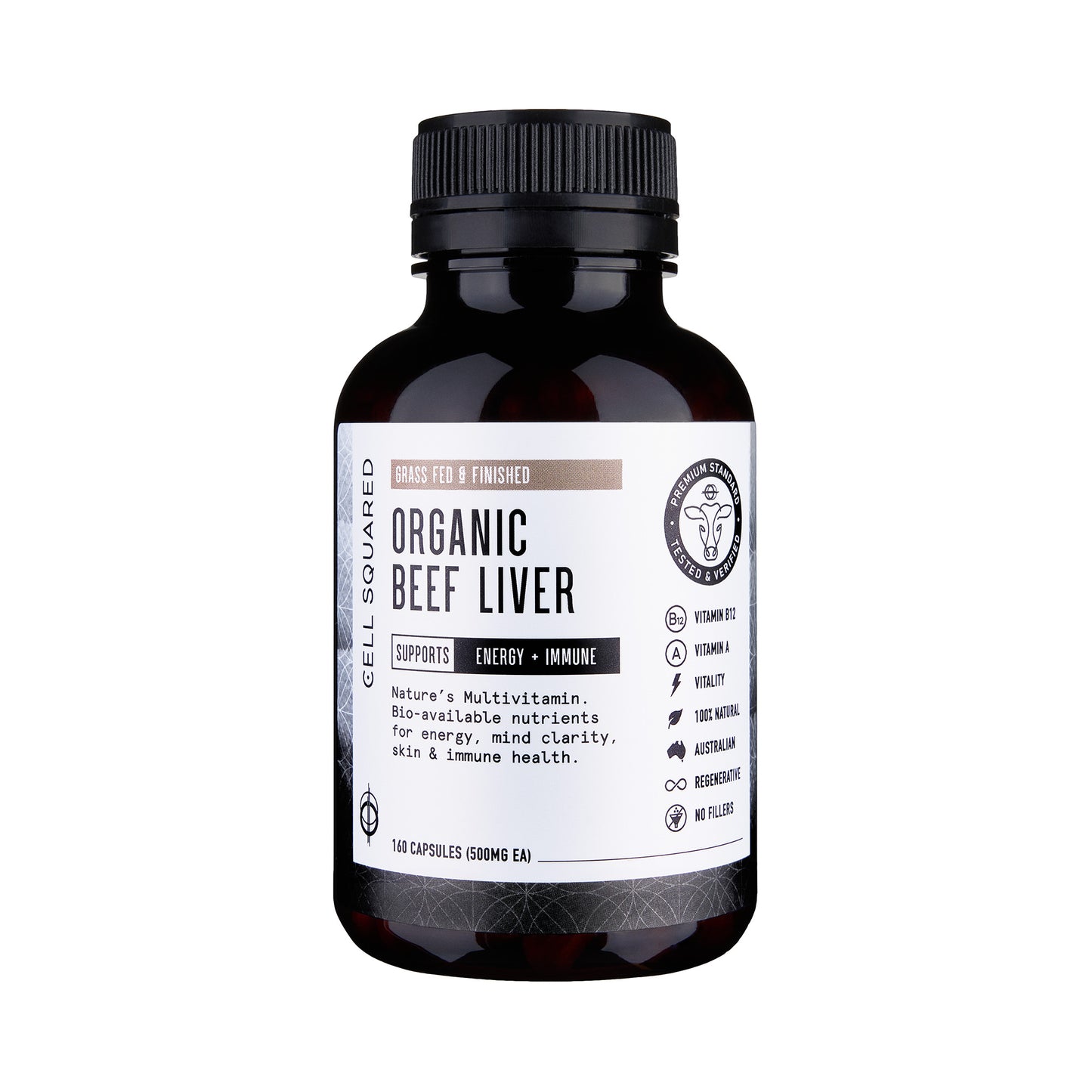 Organic Grass Fed Beef Liver Capsules