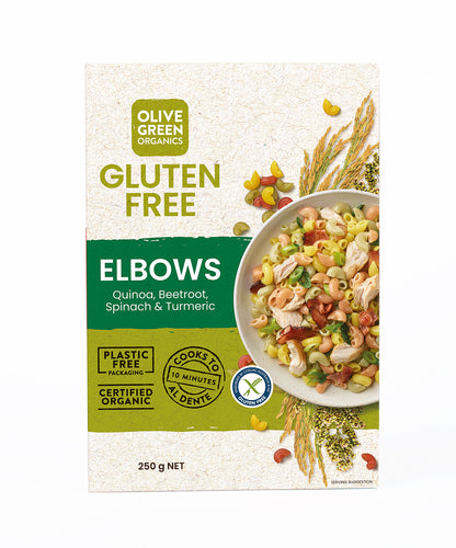 Elbows - Quinoa, Beetroot, Spinach & Turmeric