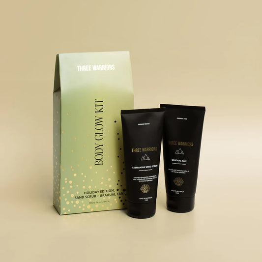 Holiday Gift Set - Body Glow Kit (Tasmanian Sand Scrub & Gradual Tan)