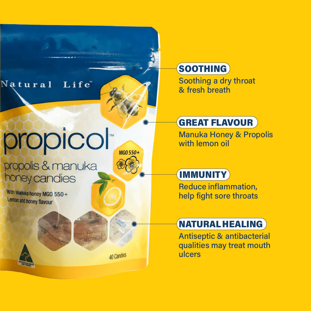 Propicol Propolis & Manuka Honey Candies