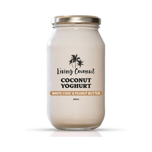 Kokosjoghurt - Weiße Schokolade & Erdnussbutter