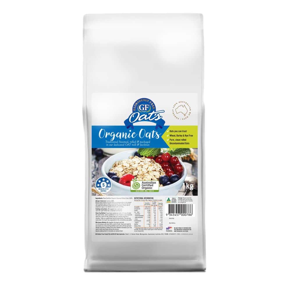 Gloriously Free Uncontaminated Oats Organic
