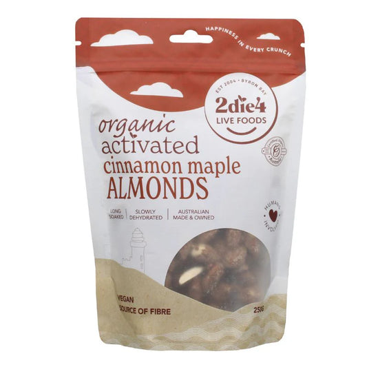 Activated Organic Cinnamon Maple Almonds