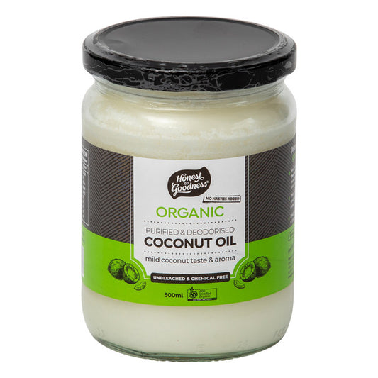 Organic Purified/Deodorised Coconut Oil