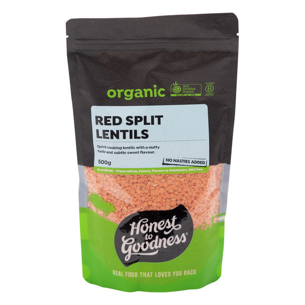 Organic Red Split Lentils