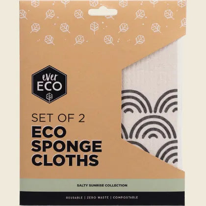 Eco Sponge Cloths - Set of 2 (Salty Sunrise)