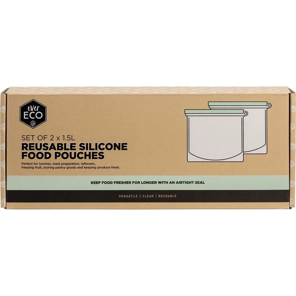 Reusable Silicone Food Pouches 2pk
