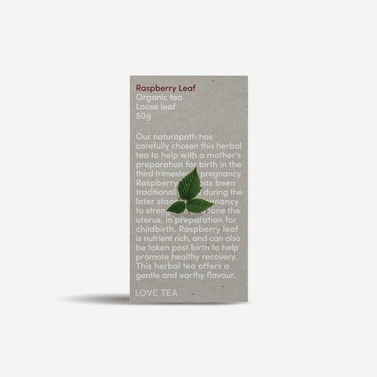 Organic Raspberry Leaf Tea - Loose Leaf