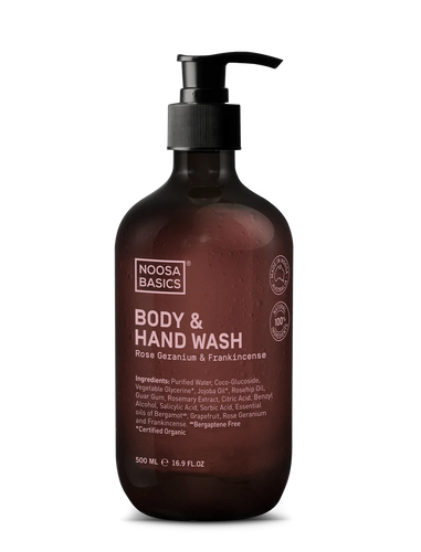 Body & Hand Wash - Rose Geranium & Frankincense