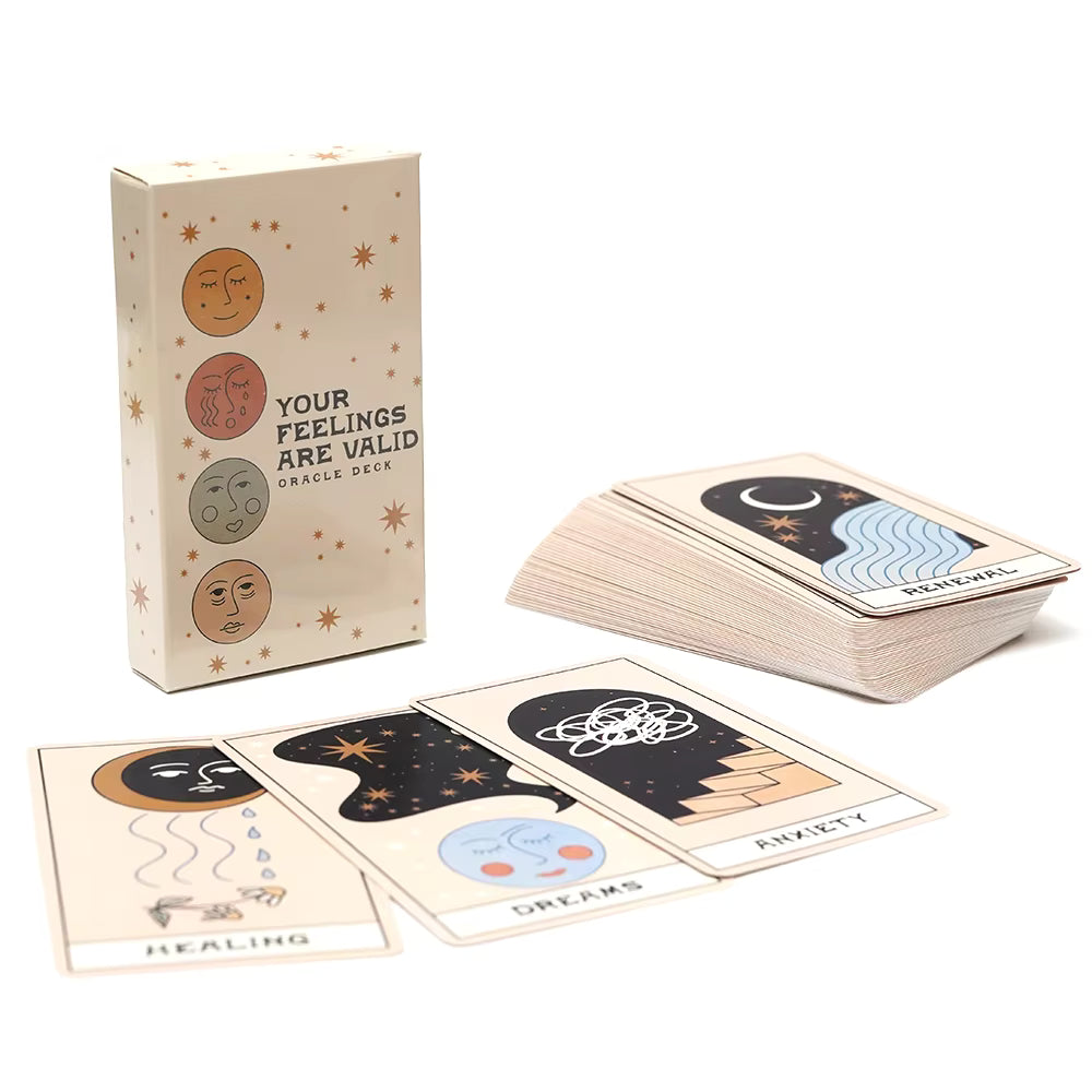 Your Feelings Are Valid Oracle Deck 2nd Edition Mental Health Oracle Mood Deck