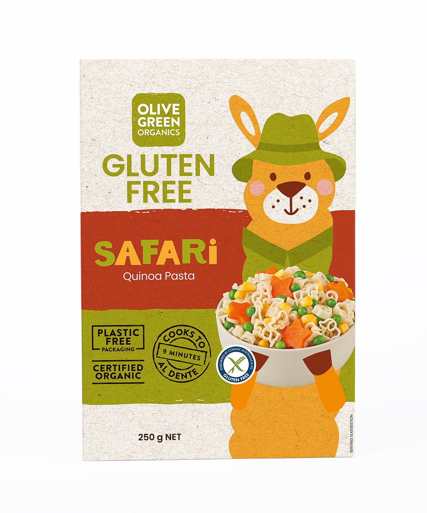 Safari Zoo Shapes - Quinoa Pasta