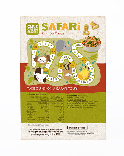 Safari Zoo Shapes - Quinoa Pasta