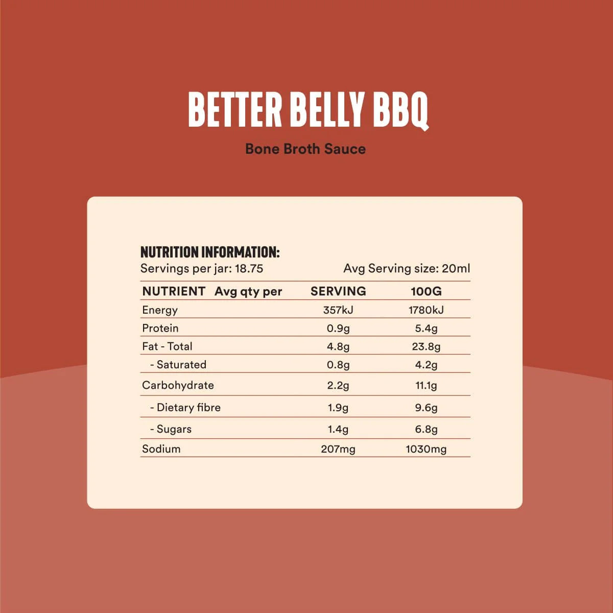 Bone Broth Sauce - Better Belly BBQ